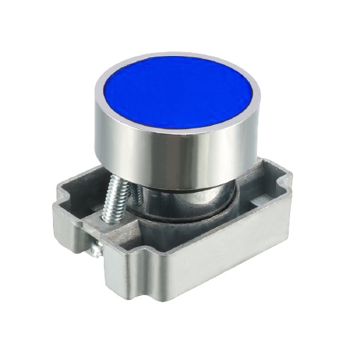Blue Industrial Push Button Switch 22 mm | Durable Control Panel Switch