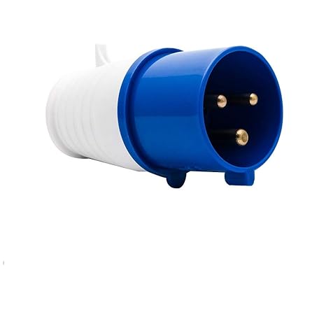 Blue Industrial Socket 32A 220V IP44 3-Pin – Heavy Duty Weather-Resistant Power Socket