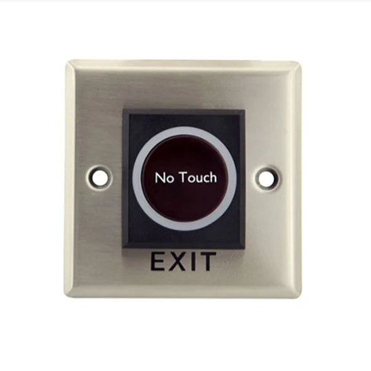 eSSL NO Touch-SQ-7-K2 Exit Sensor Switch – Square Infrared Contactless Exit Button | Access Control Device