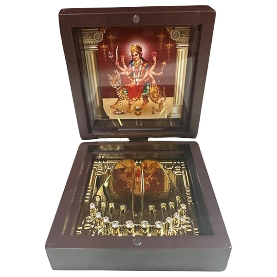 Sherawali Mata Charan Swaroop Maa – Car Dashboard Idol | Divine Protection & Spiritual Decor