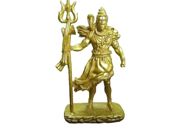 Polyresin Standing Shiv Ji Statue – Car Dashboard Idol | Spiritual Vehicle Decor