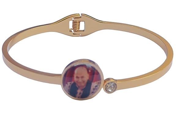 Guruji Anti-Tarnished Bracelet – Spiritual Jewelry | Durable & Devotional Accessory