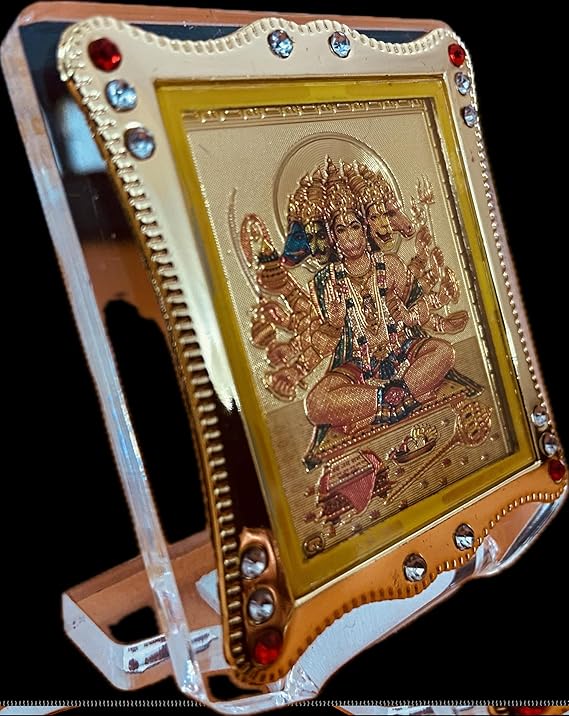 Panchmukhi Hanuman Car Dashboard Idol – Spiritual Vehicle Decor | Protection & Positivity