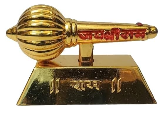 Bajrang Bali Gada Car Dashboard Idol – Spiritual Vehicle Decor | Protection & Strength