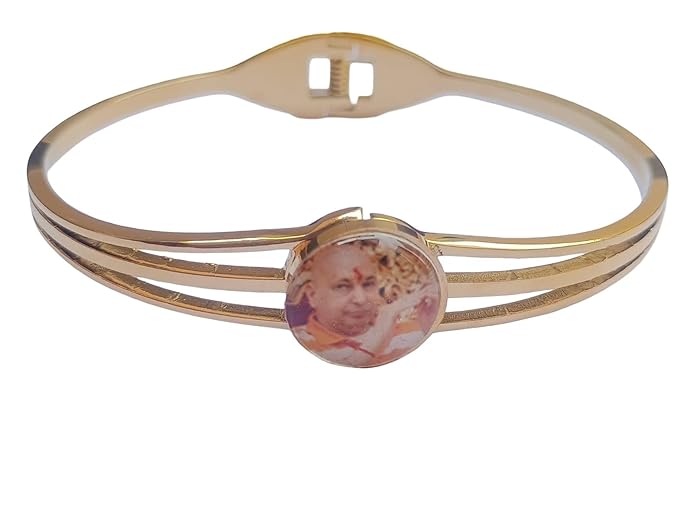 Guruji Anti-Tarnished Bracelet – Guruji Swaroop Kada | Stylish Spiritual Jewelry for Men & Women