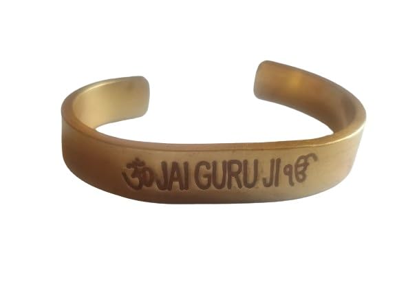Guruji Swaroop Kada Bracelet – Pure Brass Handmade Stylish Guruji Bracelet for Men