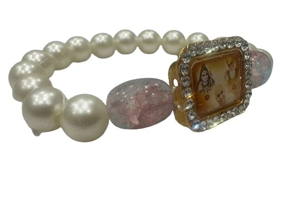 Guruji Bracelet Swaroop With Monalisa Beads Beads Multi Colour Tumble for Beautiful Blessing Of Guruji