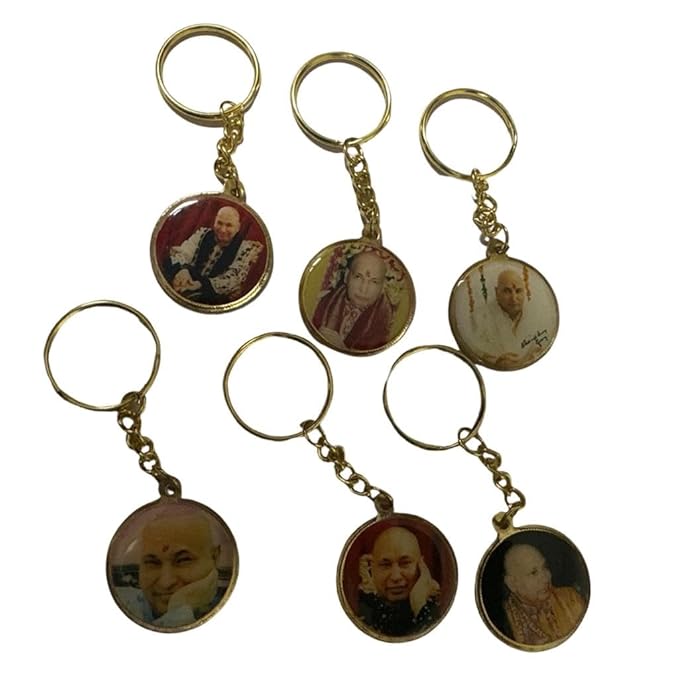 Guruji Swaroop Keychain/Keyrings Set of 6