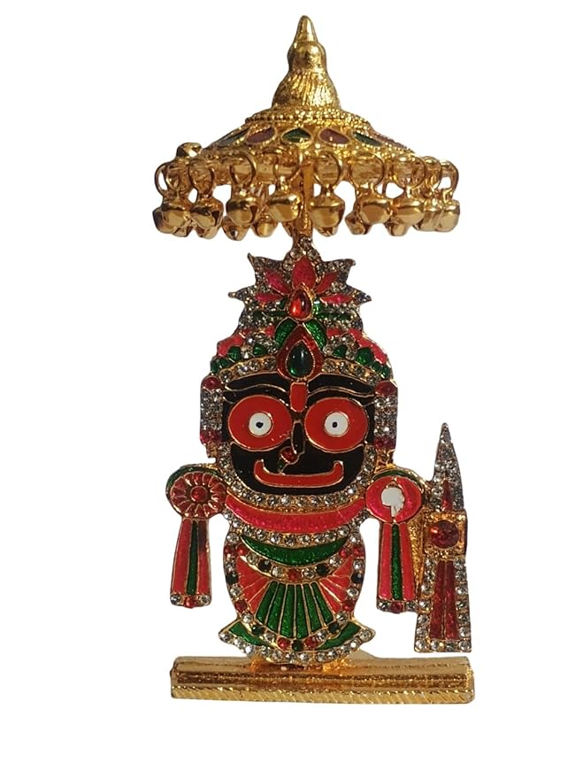 Mahaprabhu Jagannath Car Dashboard Idol God Jagannath Decorative Car Dashboard Statue