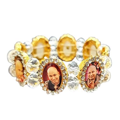 Multi Swaroop Guruji Bracelets Stylish Handmade Gemstone For Men and Women (Transparent)