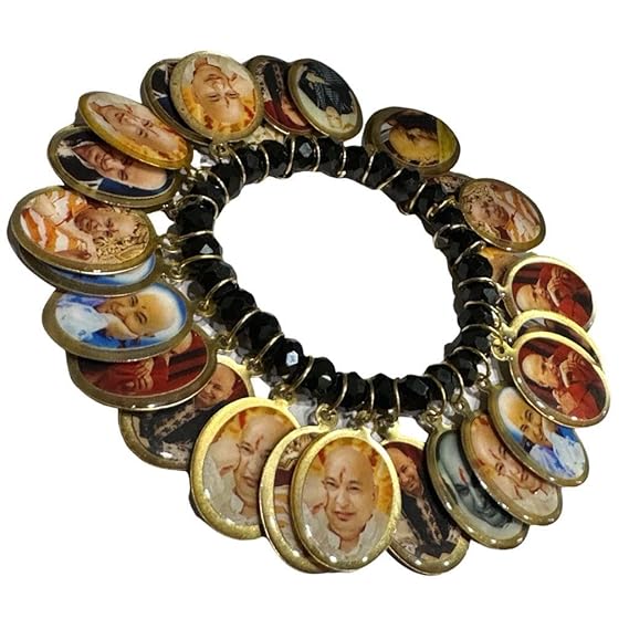 Guruji Swaroop Bracelet Seap Based Guruji Bracelet Swaroop |Blessings of Guruji | Jai Guruji Swaroop (Light Brown)