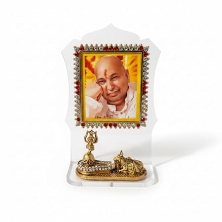 Guru Ji CAR SWAROOP Dashboard Blessing Always Guruji Home Decor,Office Table (Guruji Face) Desktop and Workplace