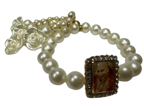 Guruji Bracelet Stylish Handmade Gemstone Pearl Bracelet with Jai Guruji Swaroop