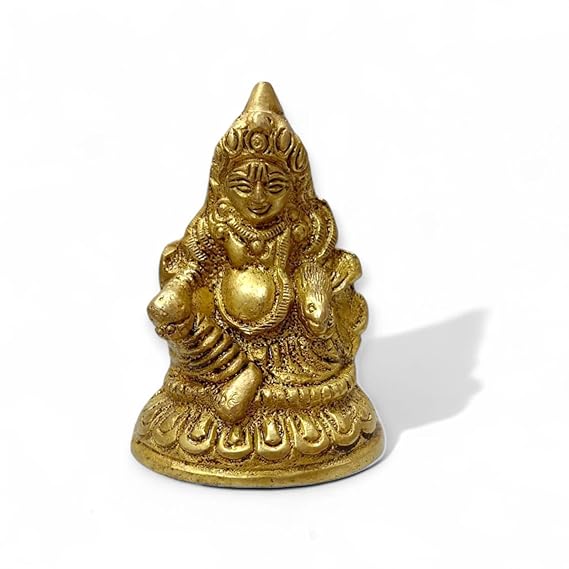 Shri Kuber Brass Idol for Wealth & Prosperity for Tijori Locker Money Safe Maha Dosh Nivaran Prosperity Home Decor