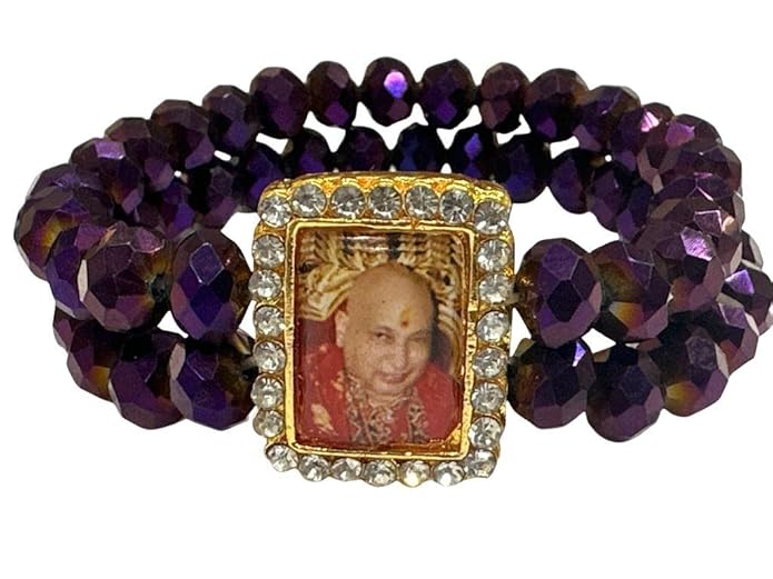Jai Guruji Swaroop Bracelet| Classic Jamini Beads Bracelets with Jai Guruji Swaroop