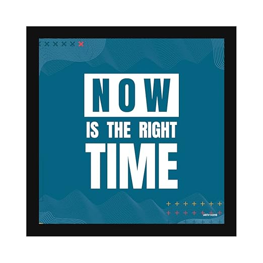Motivational Quotes Wall Frames for Home and Office Décor, Photo Frame Wall Poster, Quotes with Frame, Framed Poster