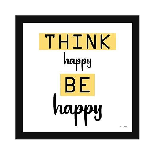 Motivational Quotes Wall Frame for Home and Office Décor, Photo Frame Wall Poster, Quotes with Frame, Framed Poster