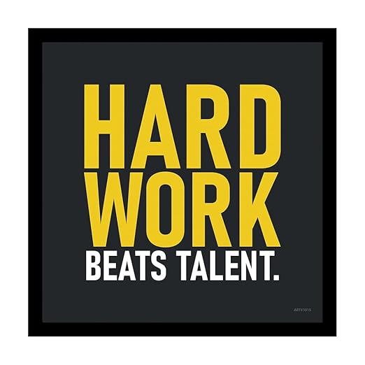 Motivational Quotes Framed Posters with Frame – Quotes Wall Frames for HOME, OFFICE, STUDENT AND STUDY ROOM - Photos with Quotes (Single 1)