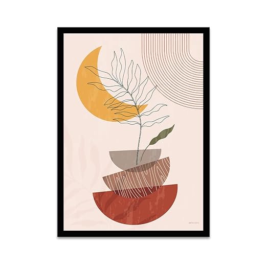  Abstract Art for Living Room, Bedroom, Hall Wall Decor, Set of Abstract Framed Wall Art, Framed Wall Painting