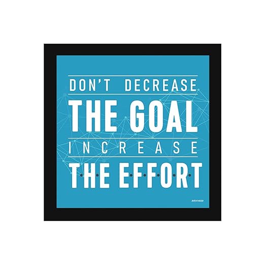 Motivational Quotes Wall Frames for Home and Office Décor, Photo Frame Wall Poster, Quotes with Frame, Framed Poster