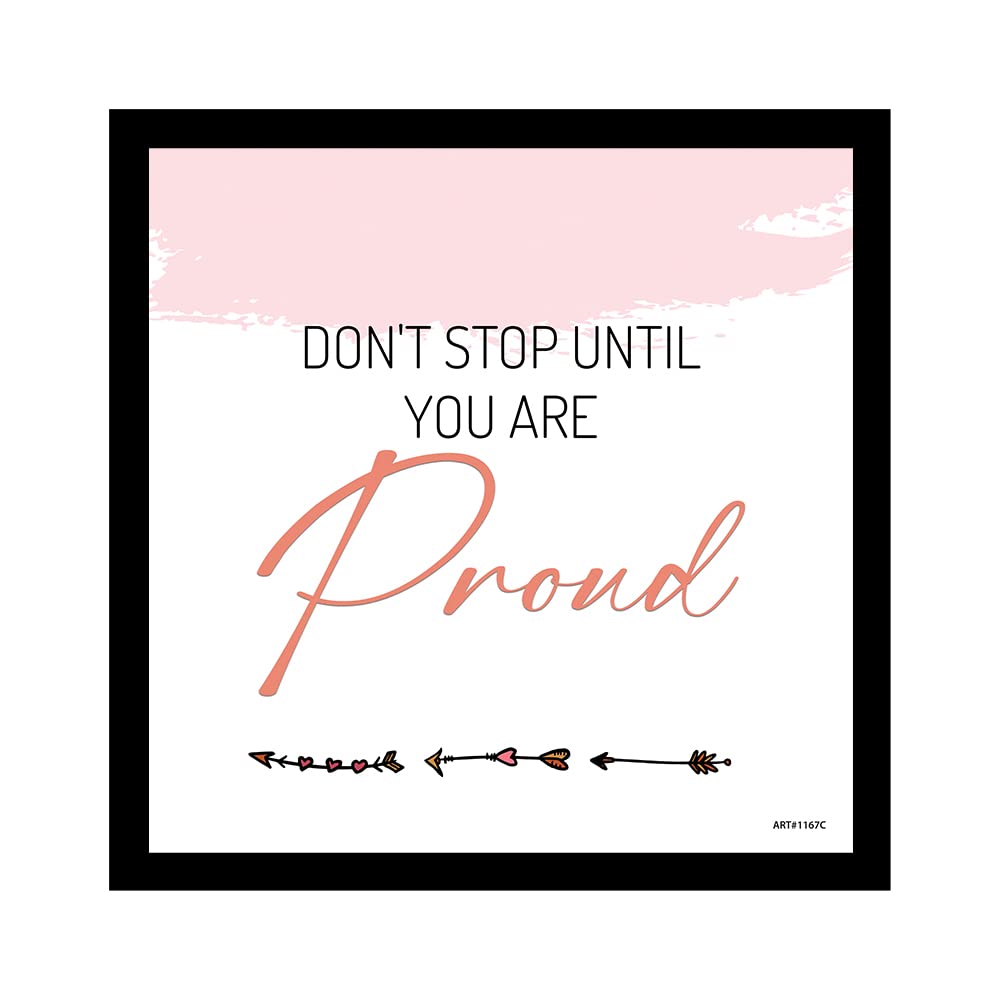 Motivational Quotes Framed Posters For Home and Office, Photo Frames For Wall, Positive Quote Frames, Motivational Photo Frame