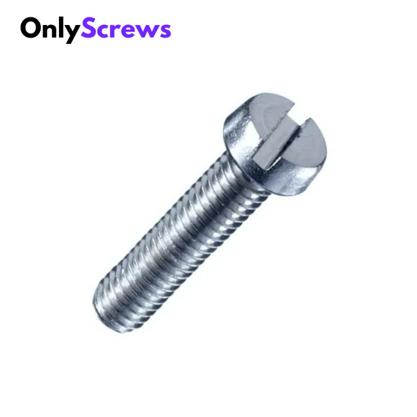 M3 X 10mm Slotted CHHD SS 304 Screw (Dia. 3mm, Length 10mm)