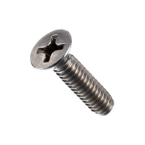 M2 X 8mm Phillips CSK SS 304 Screw (Dia. 2mm, Length 8mm)