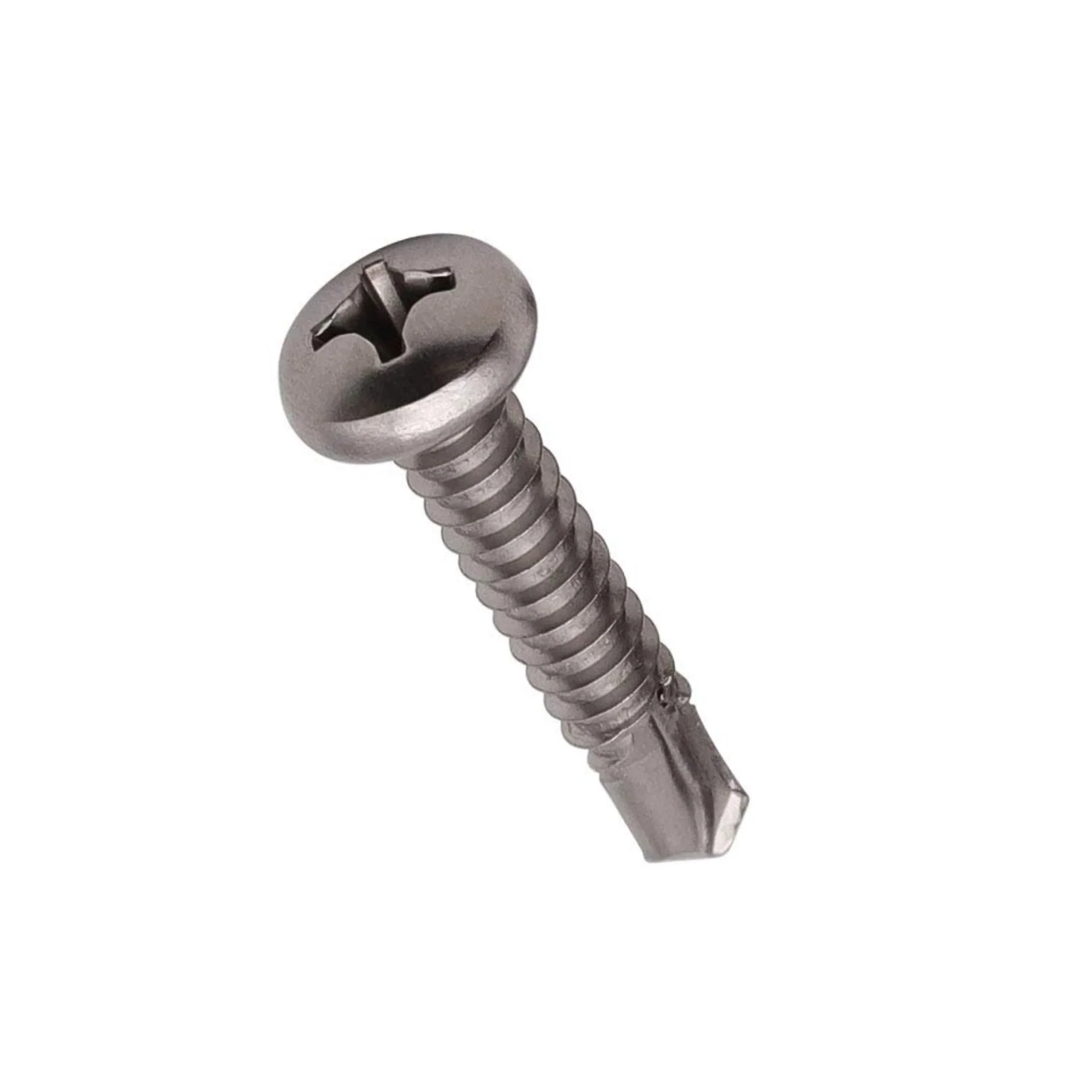 No.8(4.2mm) x 32mm Pan Phillips Self Drilling SS304 Screw (Dia: 4.2mm, Length: 32mm)