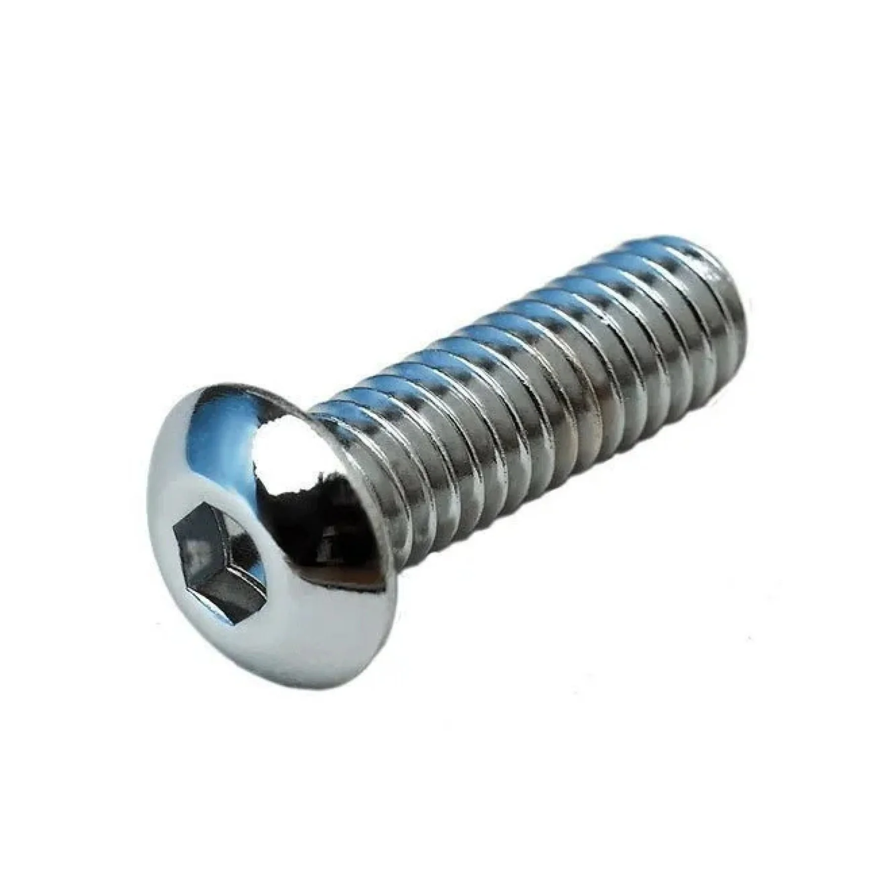 M5 X 12mm Hex (Allen) Button Head SS 304 Screw (Dia. 5mm, Length 12mm)