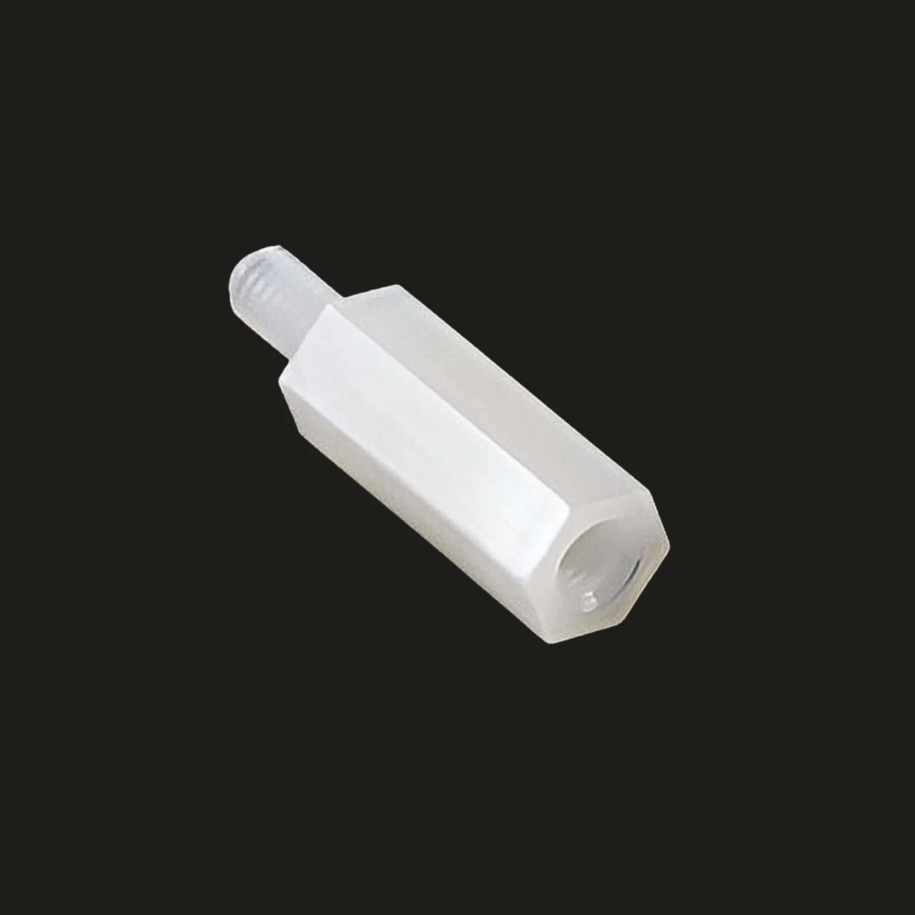 M3 X 6mm Male to Female Nylon Hex Threaded Standoff Spacer