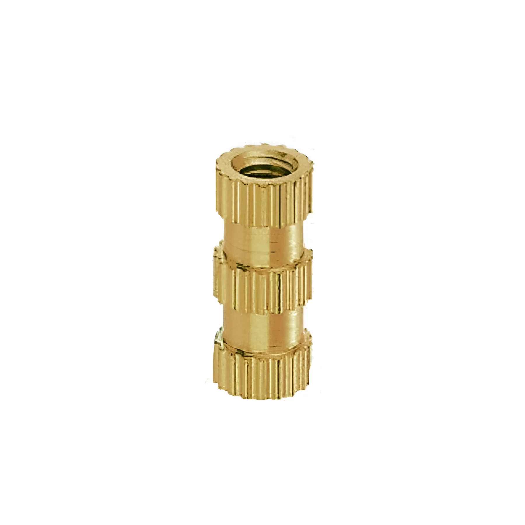 M4 X 8mm Brass Threaded Inserts (Dia. 4mm, Length 8mm)