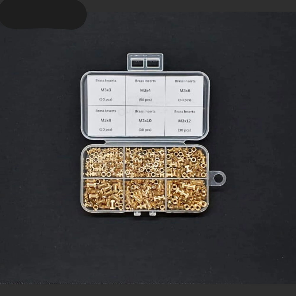 M3 Brass Inserts Assorted Pack