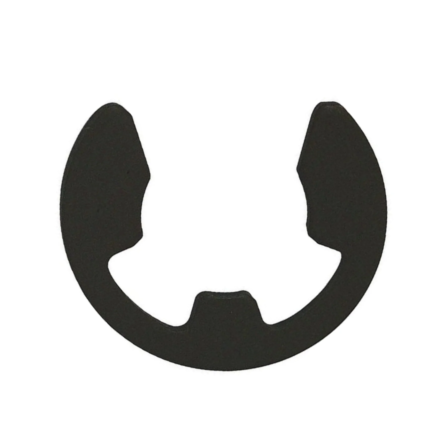 2.3mm E-Type Circlip (Spring Steel black coated)