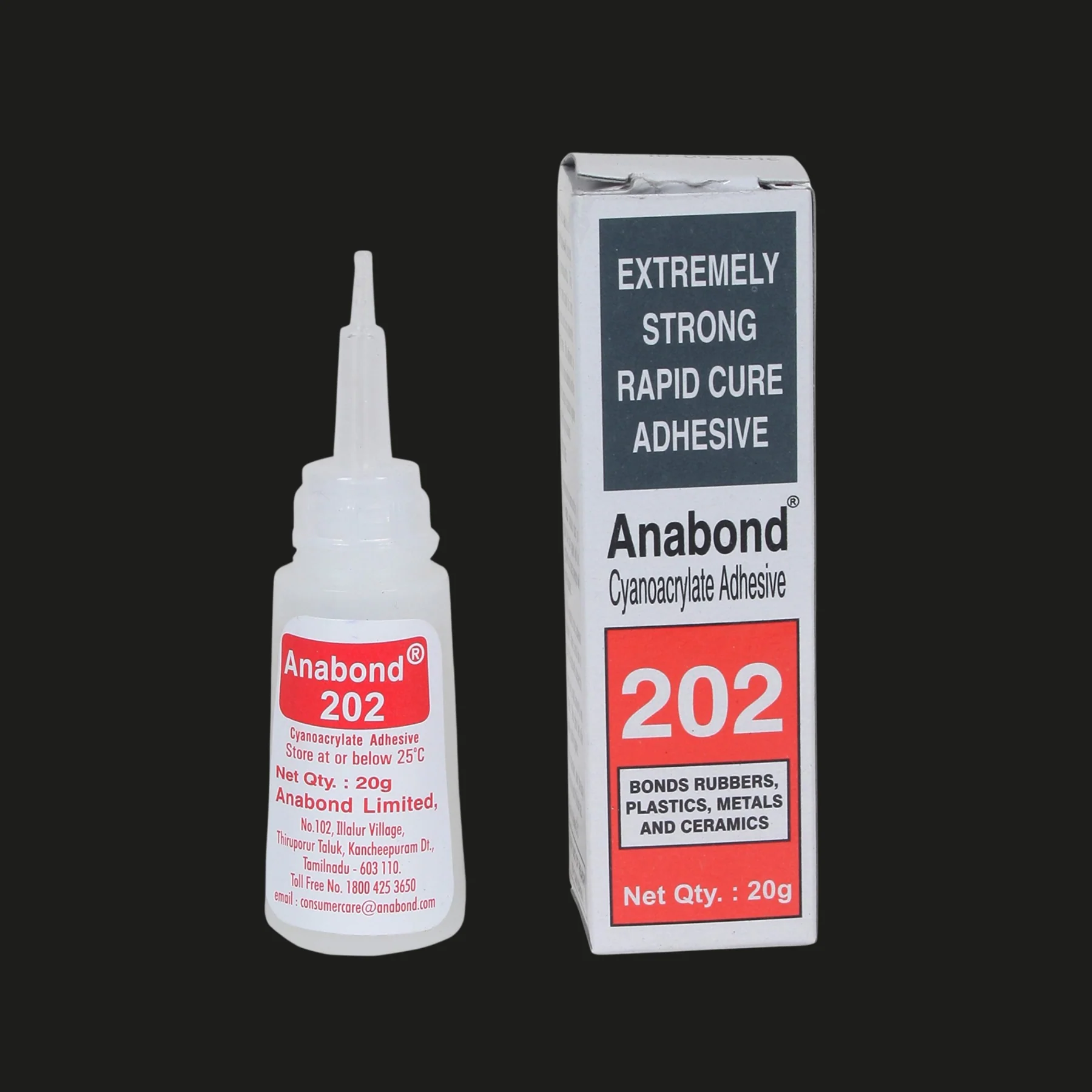 Anabond 202 Rapid Cure Adhesive 20ml