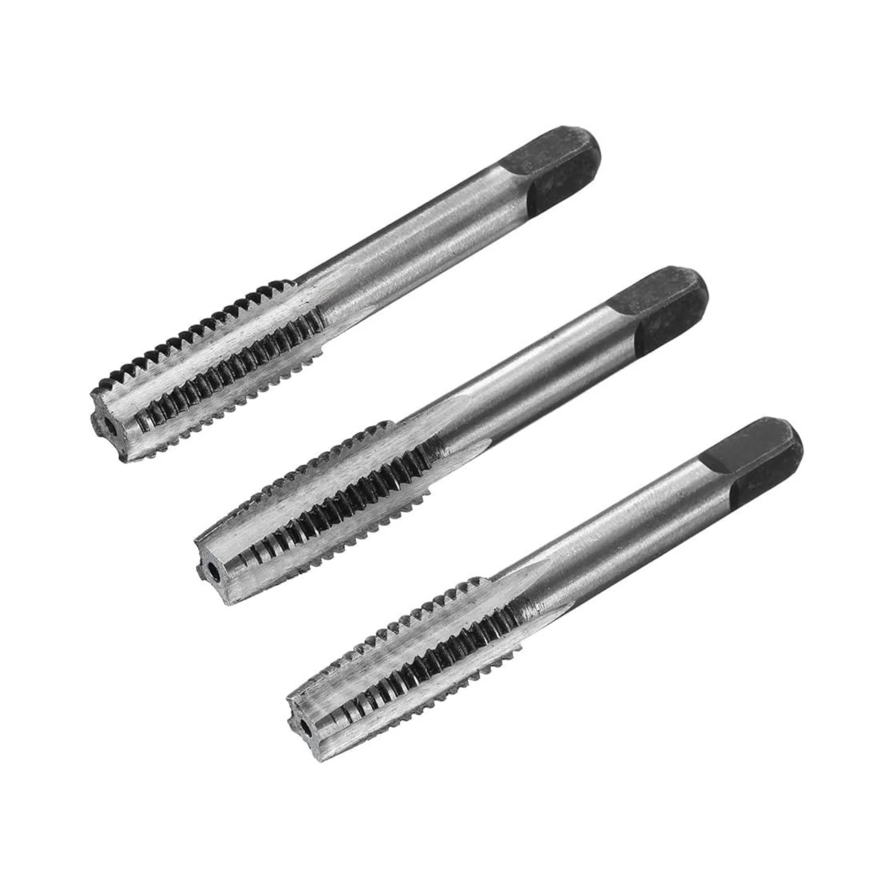 M4 X 0.7mm Carbon Steel Hand Tap Set of 3 (Taper, Plug and Bottoming Tap)