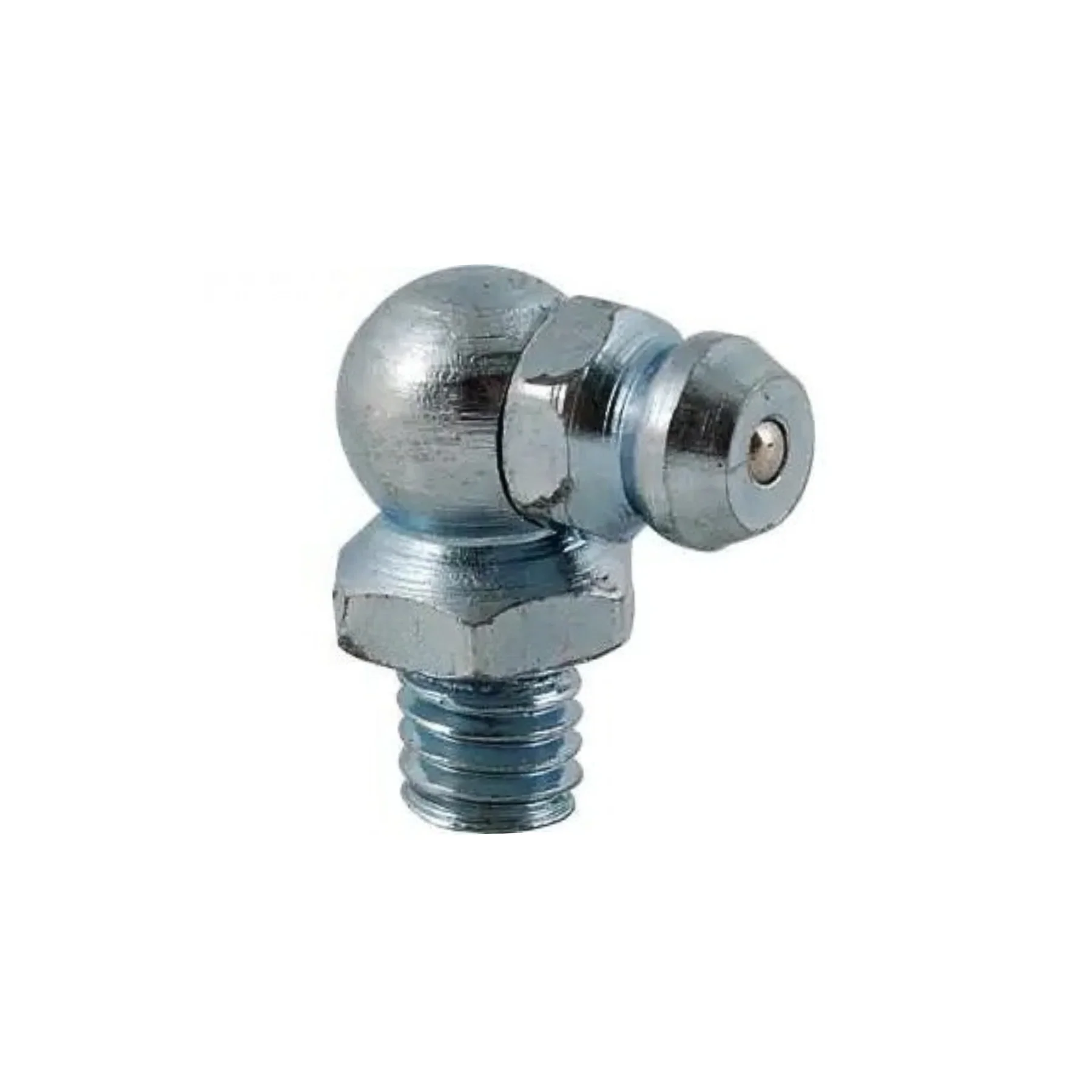 10mm X 1mm Grease Nipple 90° Mild Steel with Zinc Plating
