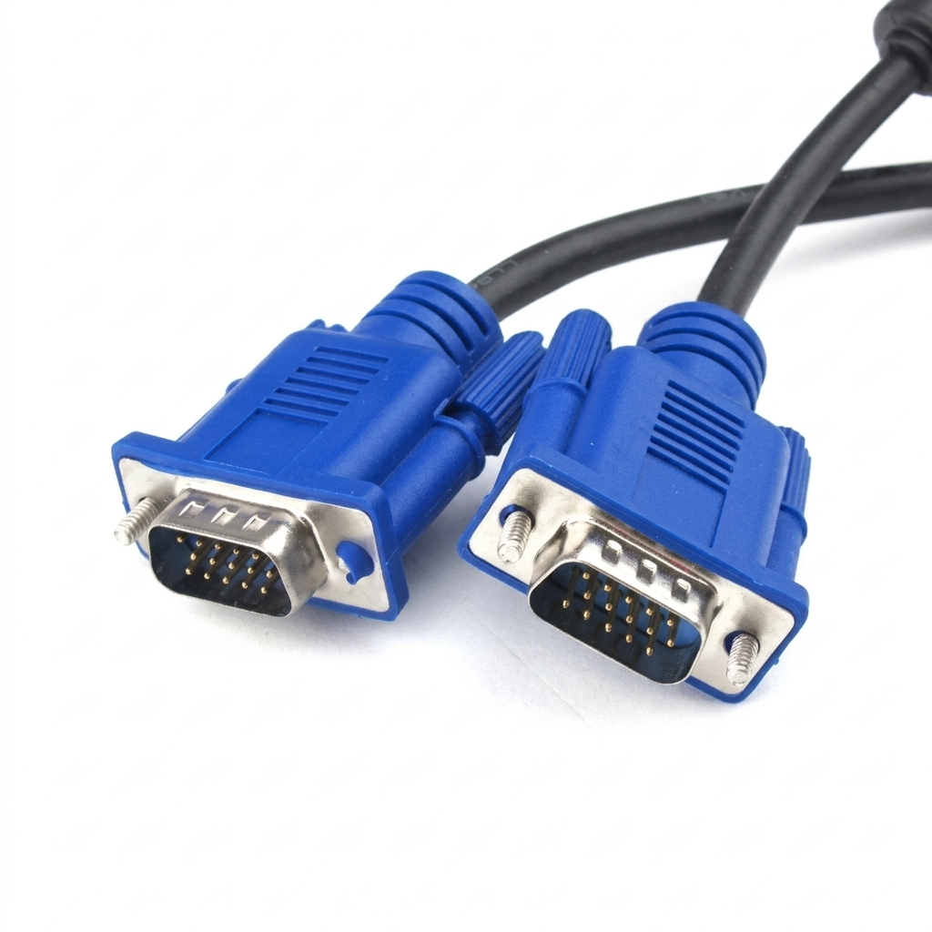 TFT Male to Male VGA Cable Dell Type (1.5 Meter) For PC Monitor LCD LED