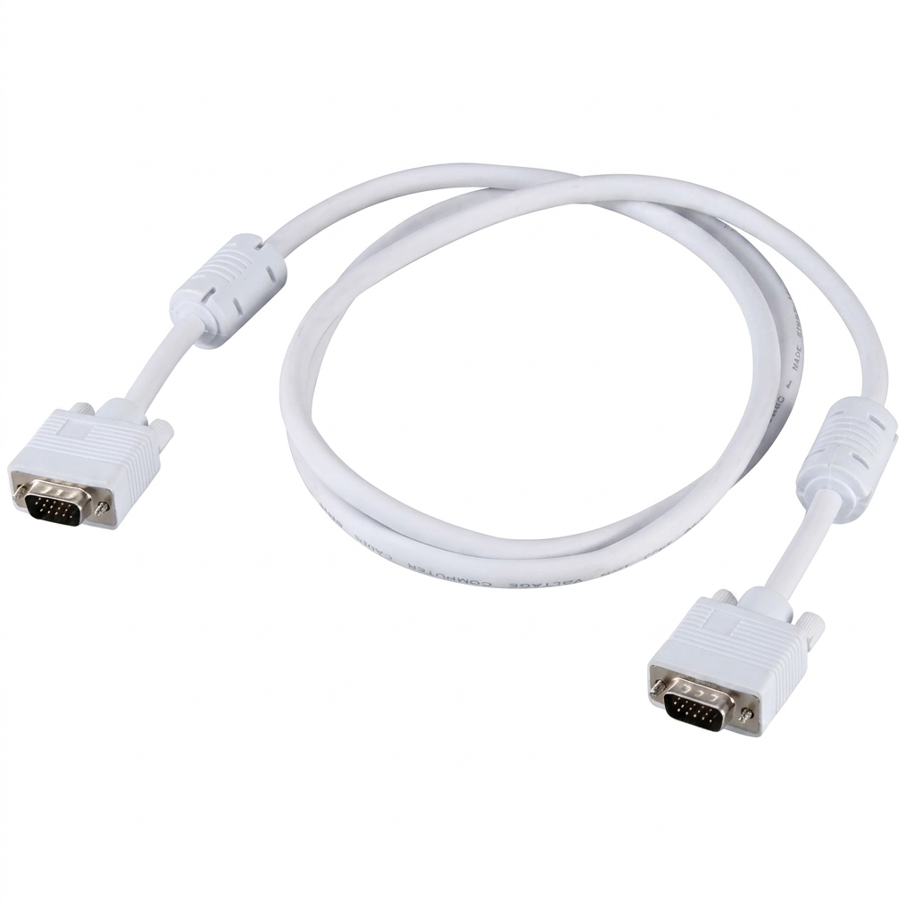 VGA Cable Male to Male (1.5 Meter) For PC Monitor LCD LED