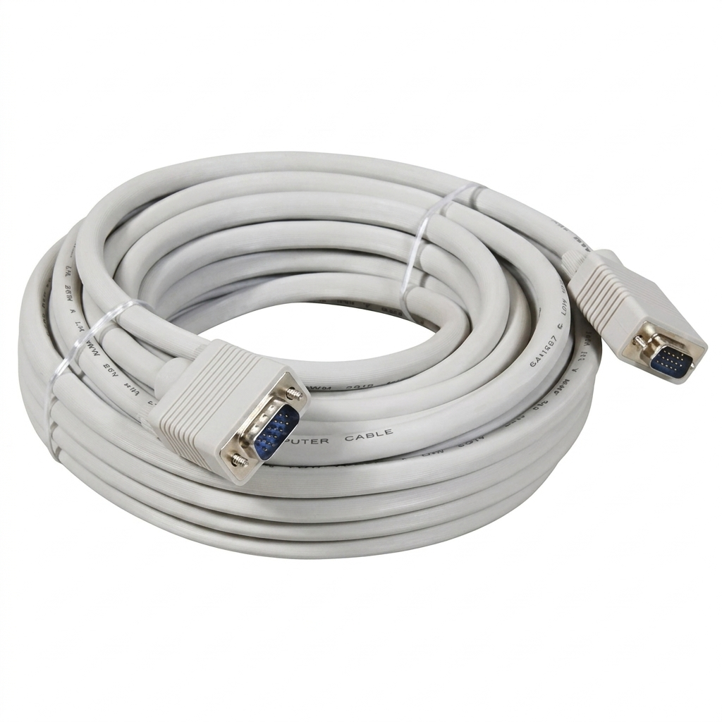 VGA Cable Male to Male (3 Meter) For PC Monitor LCD LED