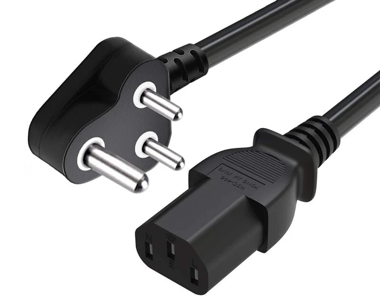 Power Cord (1.5 Meter) For Monitor CPU Desktop SMPS