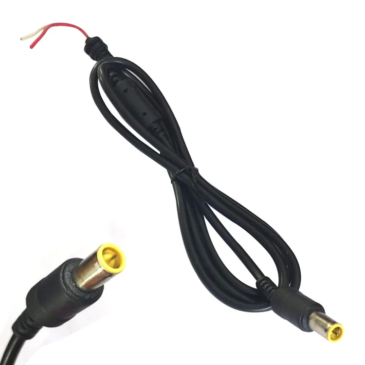 Laptop Adapter Cable Cord (7.9mm x 5.5mm) For Lenovo ThinkPad X200 X201 X220 T410 T420 T430 (Yellow)
