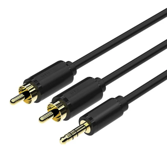 Stereo Male to 2 RCA Male Cable 1.5 Meter