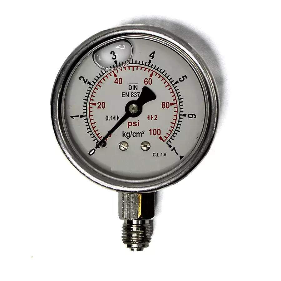 2.5 Inch Display Water Pressure Gauge