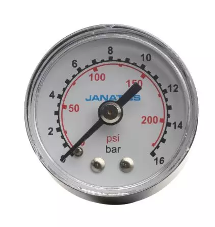 1/8 Pressure Gauge, Range 0-4 bar, A2G01