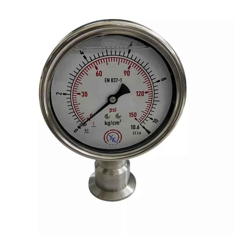 10 inch (254 mm) Pressure Gauge Stainless Steel