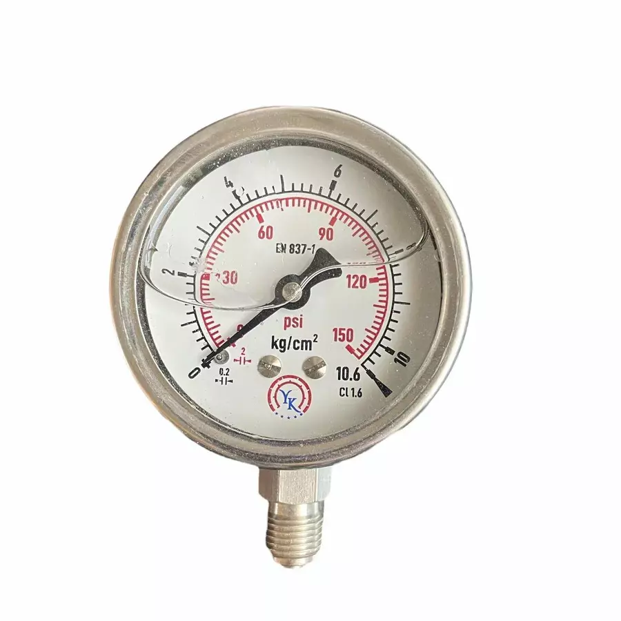 6 inch (152.4 mm) Pressure Gauge Stainless Steel