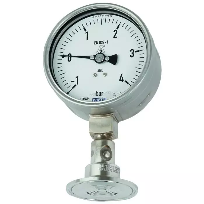  Analogue Pressure Gauge 5bar Bottom Entry 100mm Outside Diameter, 14213291