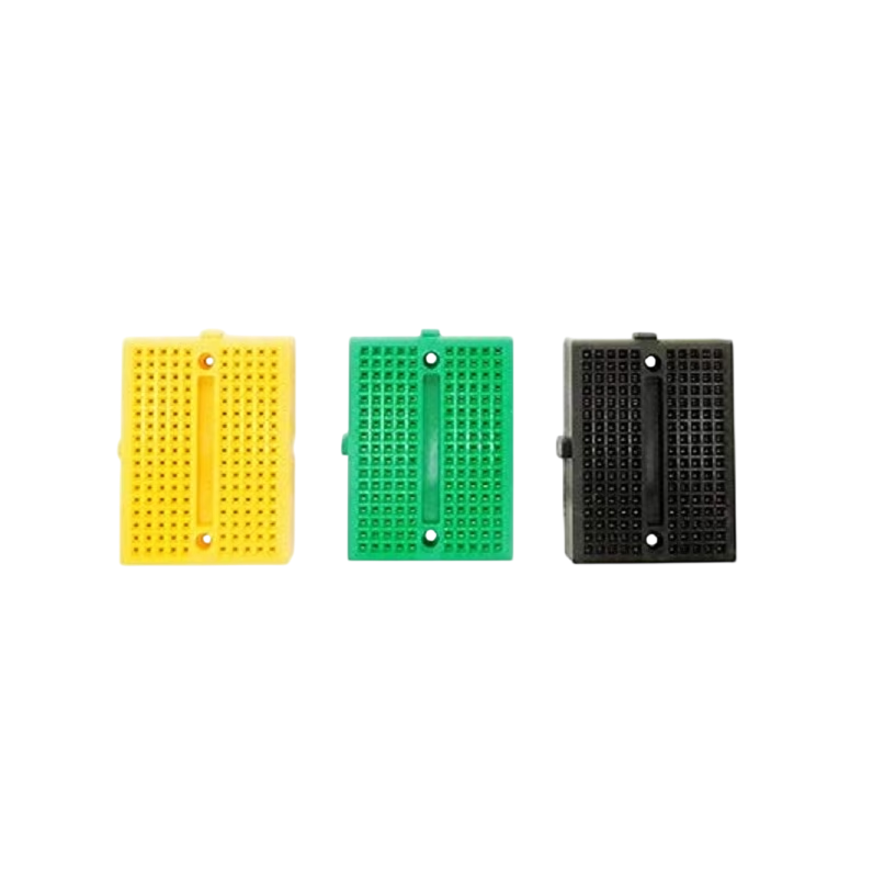 SYB-170 Mini Solderless Breadboard -170 Tie Points (Green, Yellow, Black) 3Pcs