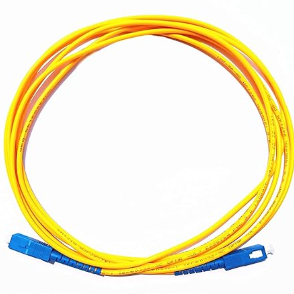 Single Mode Optical Fiber Patch Cord (5 meter, SC/PC to SC/PC)