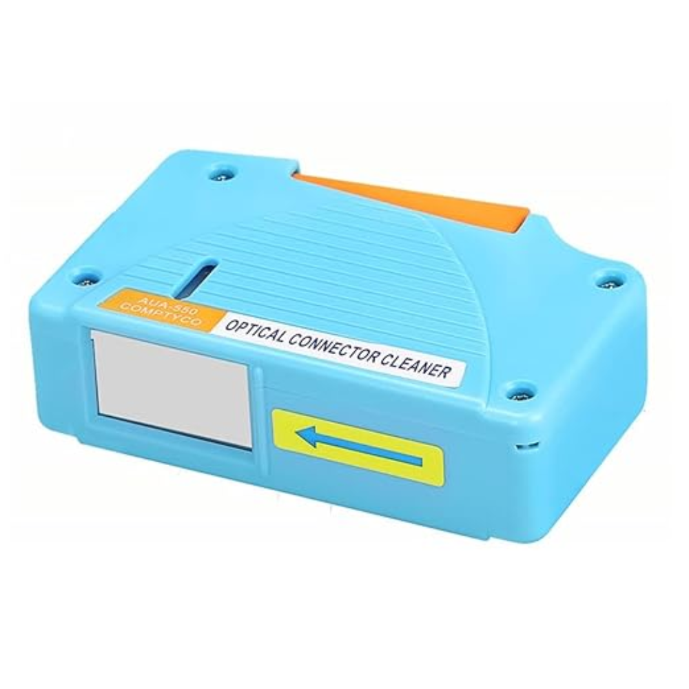 Optical Connector Cleaner for Fiber Optic Connectors | One-Click Cleaner for SC, LC, FC, ST | Dry Cleaning Tool for FTTH, Telecom & Data Centers